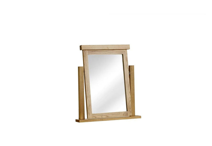 Birlea Woburn Oak Veneer Solid Oak Dressing Table Mirror