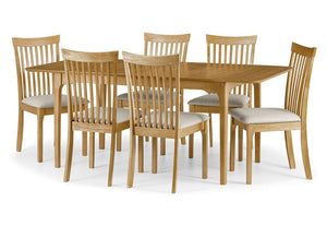 Julian Bowen Ibsen Oak Extending Dining Table (5805932773542)