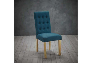 LPD Furniture Roma Beige, Grey, Plum, Teal & Green Fabric Dining Chair (6074524008622)