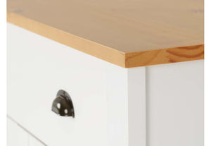 Seconique Ludlow White with Oak Lacquer Sideboard (5747605274790)
