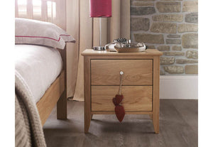 Serene Windsor Oak Wooden Bed 3FT Small Double 4FT6 5FT King 6FT (6678480289966)