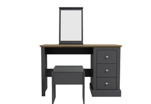 LPD Devon Oak/White, Oak/Charcoal & Oak Dressing Table Set (6169545343150)