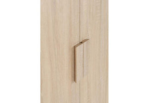 Seconique Cambourne Light Sonoma Solid Oak 2 Door 1 Drawer Wardrobe (5738084532390)