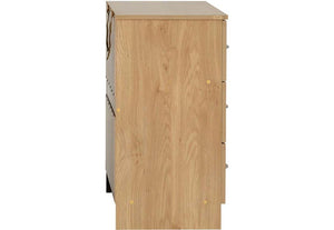 Seconique Bellingham Oak Veneer 3 Drawer Chest (5734011601062)