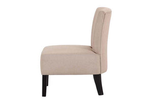 LPD Furniture Austen Duck Egg Blue, Floral and Sand Linen Fabric Accent Chair (6257472831662)