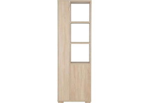Seconique Cambourne Light Sonoma Oak 1 Door 5 Shelf,1 Door,3 Drw Display Cabinet (5738012967078)