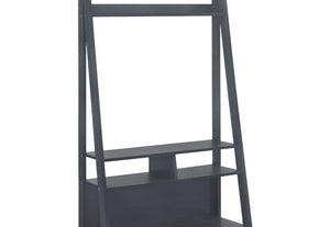 LPD Furniture Tiva White, Oak & Black Ladder Entertainment Unit (6167997972654)