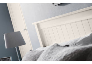 Julian Bowen Maine Surf White Dove Grey Wooden Bed Single 4FT6 Double 5FT King (5641720332454)