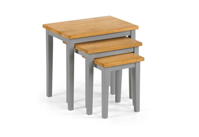 OSD Cleo Grey & Oak Nest of Tables