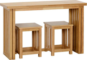 Seconique Richmond Oak Varnish Stool (5759345787046)