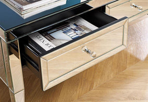 Birlea Valencia Mirrored Bevelled Glass Coffee Table (5596245754022)