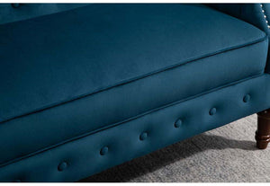 Birlea Freya Blue,Grey,Green Upholstered Fabric Sofa 1 Seater,2 Seater,3 Seater (5786133659814)