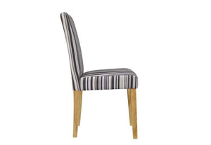 LPD Furniture Lorenzo Striped Fabric Dining Chair (6074488783022)