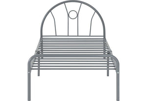 Seconique Nova Silver Metal Bed 3FT Single - 90cm (5674875027622)