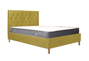 Birlea Loxley Mustard,Blue,Grey,Green Upholstered Fabric Bed 4FT Double 5FT King (5698905538726)