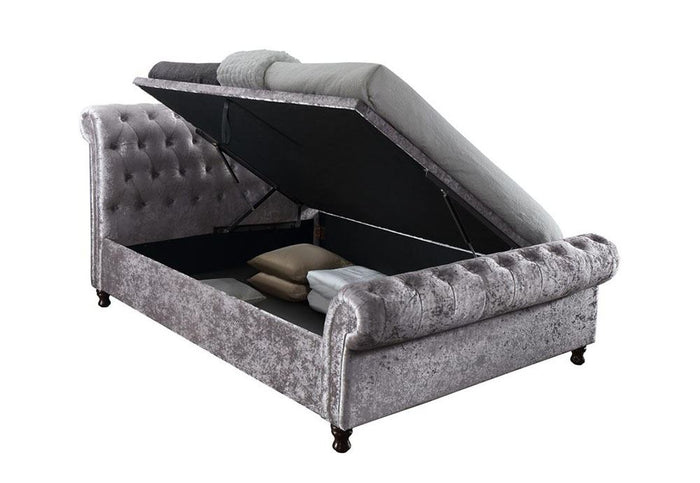 Birlea Castello Upholstered Fabric Ottoman Bed Double, King and Super King Size