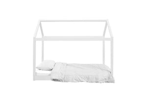 LPD Furniture Hickory Black & White Wooden House Bed 3FT Single - 90cm (6164077248686)