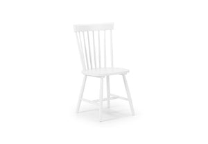 Julian Bowen Torino White, Black and Grey Lacquer Dining Chair (5634021130406)
