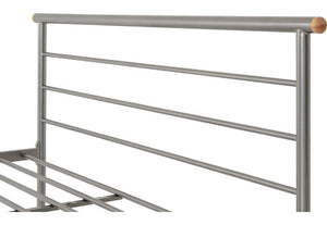 Seconique Orion Silver Metal Bed 3FT Single 4FT Small Double 4FT6 Double (6080280428718)