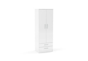 OSD Lynx High Gloss White Wardrobe (7581496311982)