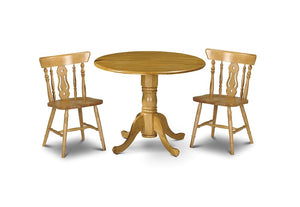 Julian Bowen Dundee Honey Round Dining Table (5801664938150)