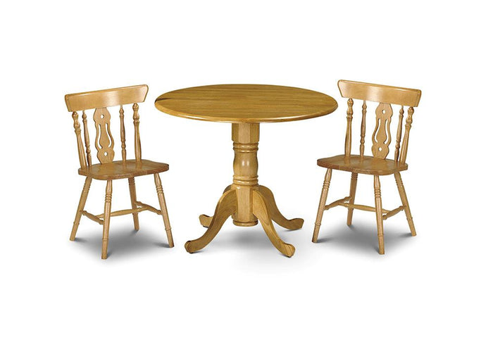 Julian Bowen Dundee Honey Round Dining Table