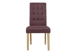 LPD Furniture Roma Beige, Grey, Plum, Teal & Green Fabric Dining Chair (6074524008622)