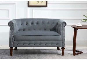 Birlea Freya Blue,Grey,Green Upholstered Fabric Sofa 1 Seater,2 Seater,3 Seater (5786133659814)
