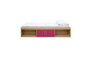 LPD Dakota High Gloss Blue Grey Pink White Cabin Bed w/ 3FT Cool Touch Mattress (6164067025070)