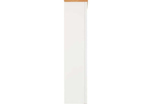 Seconique Ludlow White with Oak Lacquer Bookcase (5747483607206)