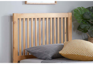 Birlea Buxton Pine & White Wooden Guest Bed w/ Comfort Care Mattress Single (5698005401766)