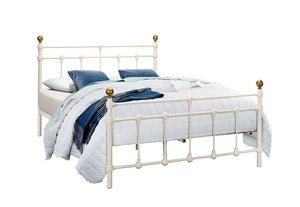 Birlea Atlas Black and Cream Metal Bed 3FT Single, Small Double and 4FT6 Double (5574221136038)