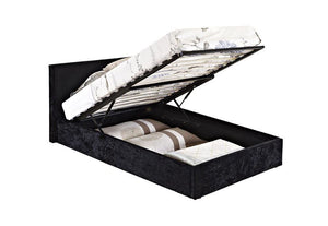 Birlea Berlin Upholstered Fabric Ottoman Bed Single, Small Double, Double & King (5596542959782)