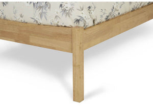 Serene Alice Honey Oak Opal White Hevea Wooden Bed 3FT 4FT Double 5FT 6FT (6677628780718)