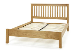 Serene Lincoln Oak Wooden Bed 3FT Small Double 4FT6 5FT King 6FT (6678440116398)