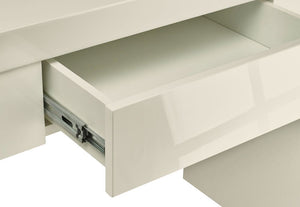 LPD Furniture Puro High Gloss White, Charcoal, Cream and Stone Console Table (6164280082606)