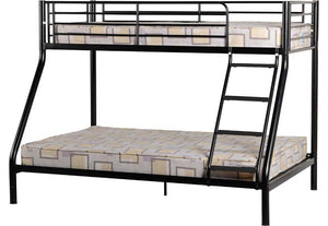 Seconique Tandi Black & Silver Triple Sleeper Bunk Bed (5649419174054)