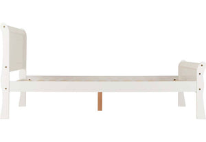 Seconique Georgia White Wooden Bed 3FT Single 4FT6 Double 5FT King Size (5674774659238)