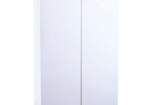 LPD Furniture Puro High Gloss White, Charcoal, Cream and Stone 2 Door Wardrobe (6167889936558)