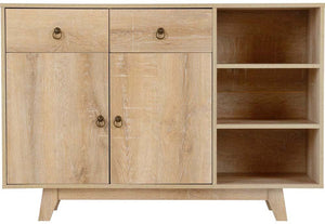 Seconique Finley Medium Oak Effect Veneer Sideboard (6710489874606)