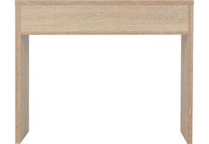 Seconique Cambourne Light Sonoma Solid Oak 2 Drawer Rectangular Dressing Table (5738386915494)
