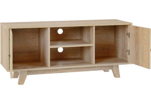 Seconique Finley Medium Oak Effect Veneer TV Unit (5747137642662)