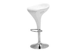 Heartlands Welford PU White with White Base Bar Stool (7484202254510)