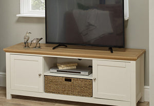LPD Furniture Cotswold Oak/Grey and Oak/Cream TV Unit (6168969871534)