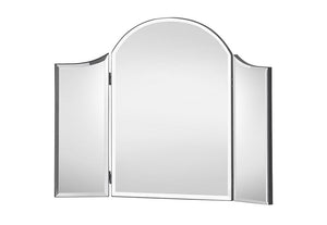 Julian Bowen Canto Clera Glass Curved Dressing Table Top Mirror (5801694691494)