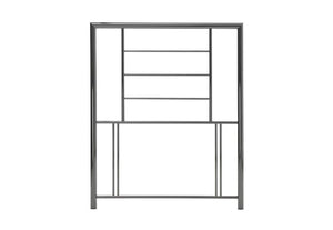 Serene Zeus Nickel Black Nickel Metal Headboard 4FT6 Double (7567146451118)