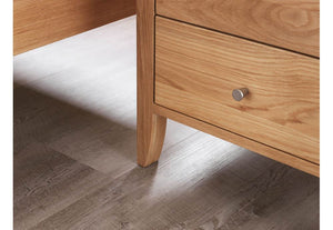 Serene Windsor Oak Wooden Bed 3FT Small Double 4FT6 5FT King 6FT (6678480289966)