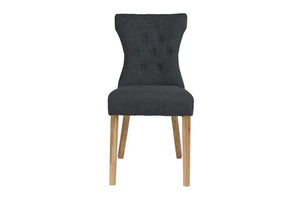 LPD Furniture Naples Beige & Grey Fabric Dining Chair (6074495533230)