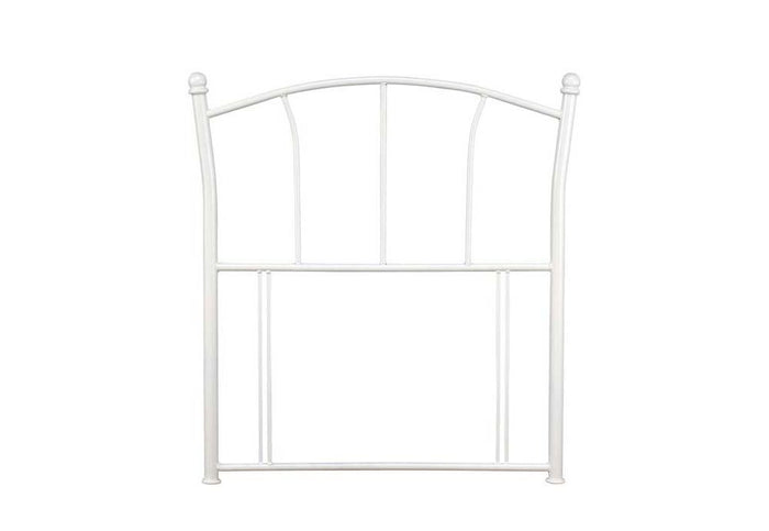 Serene Penny White Gloss Metal Headboard 3FT Single - 90cm