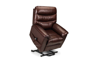 Julian Bowen Pullman Brown Dual Motor Rise & Recline Chair (5801701343398)
